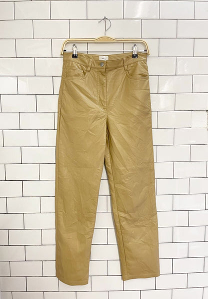 wilfred the melina high rise faux leather pant - good market thrift store