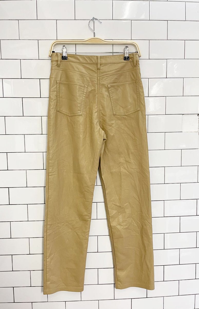 wilfred the melina high rise faux leather pant - good market thrift store