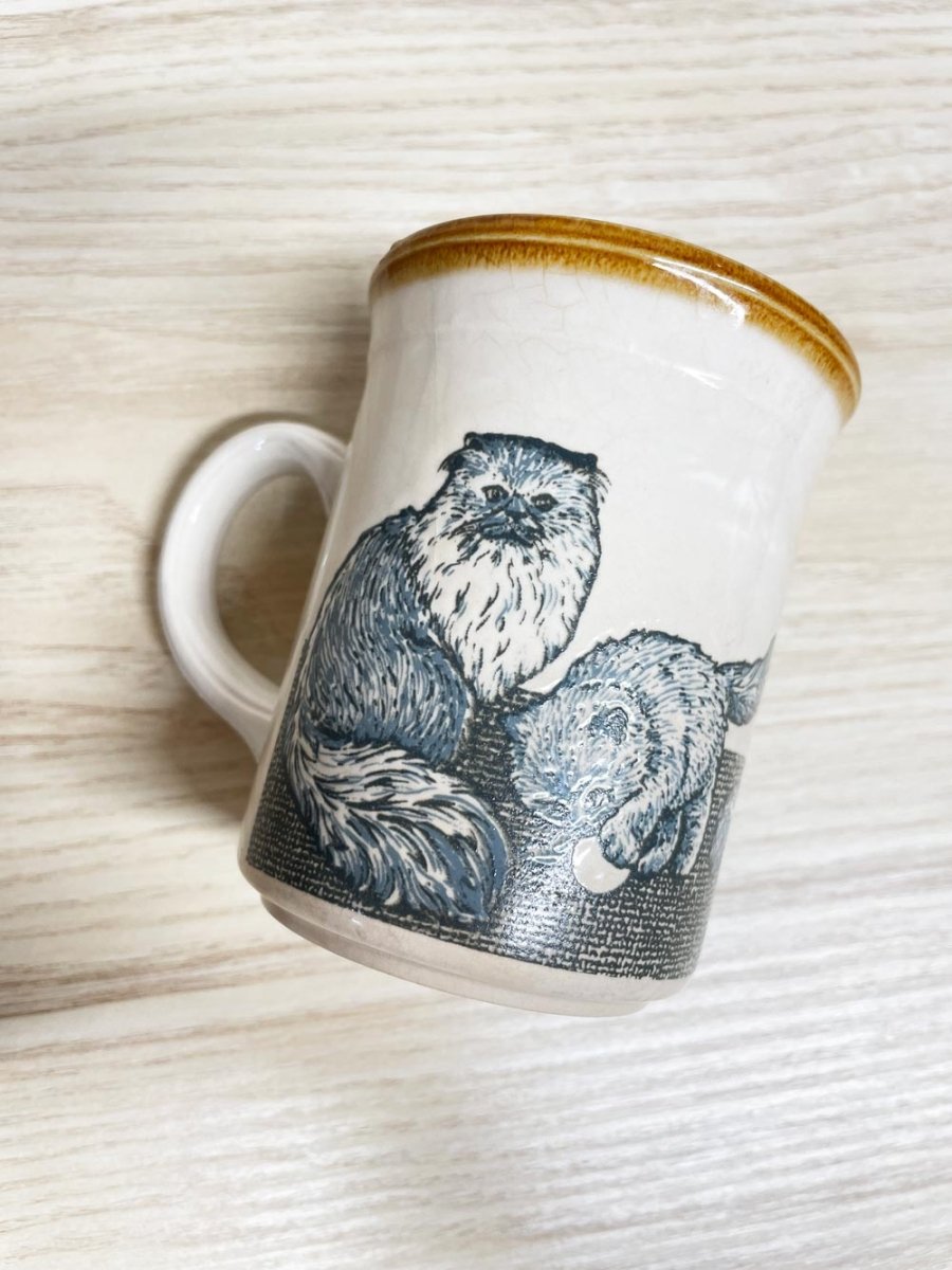 vintage biltons england playful cats stoneware mug - good market thrift store