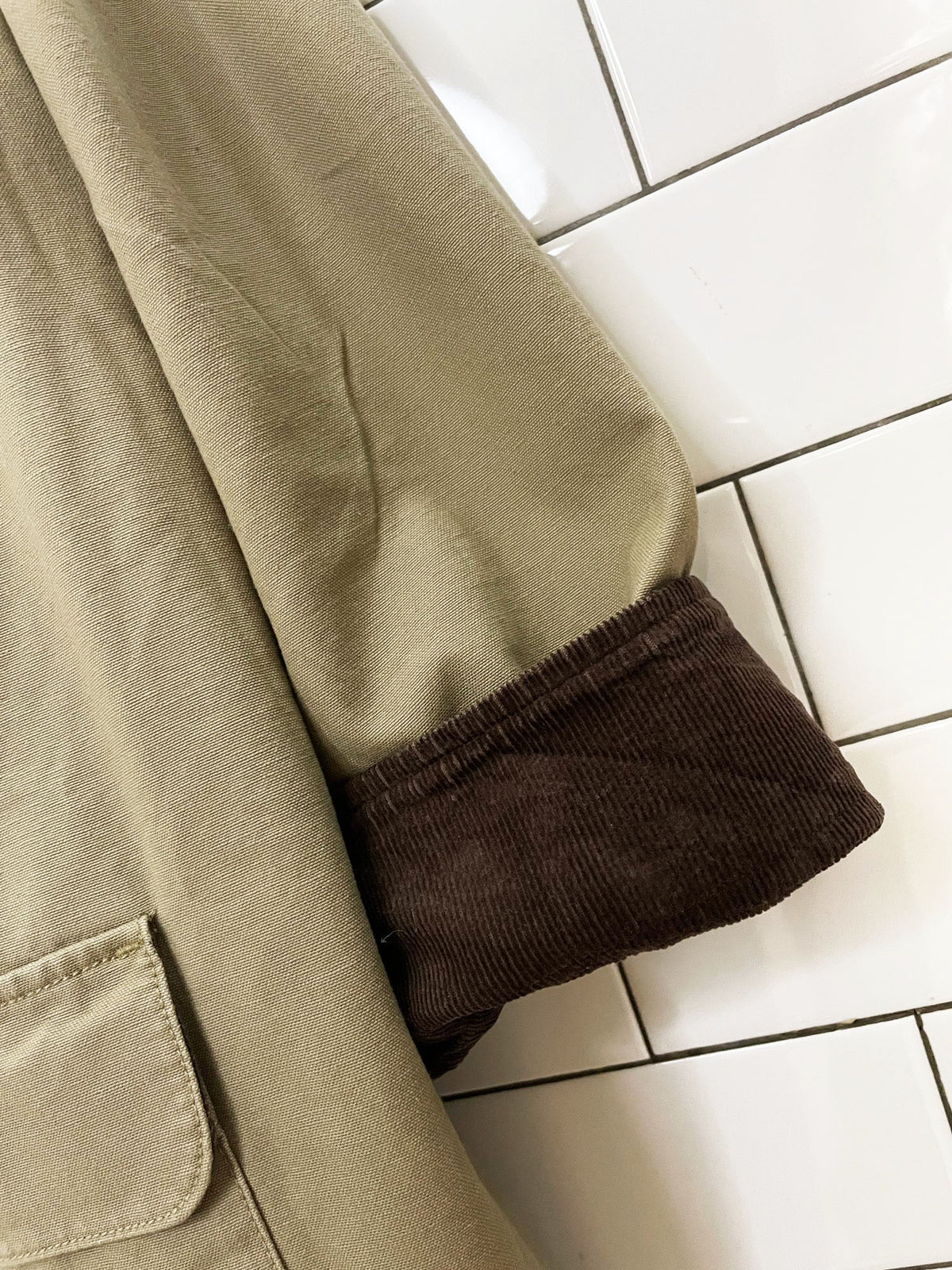 ll bean corduroy collar chore coat field jacket