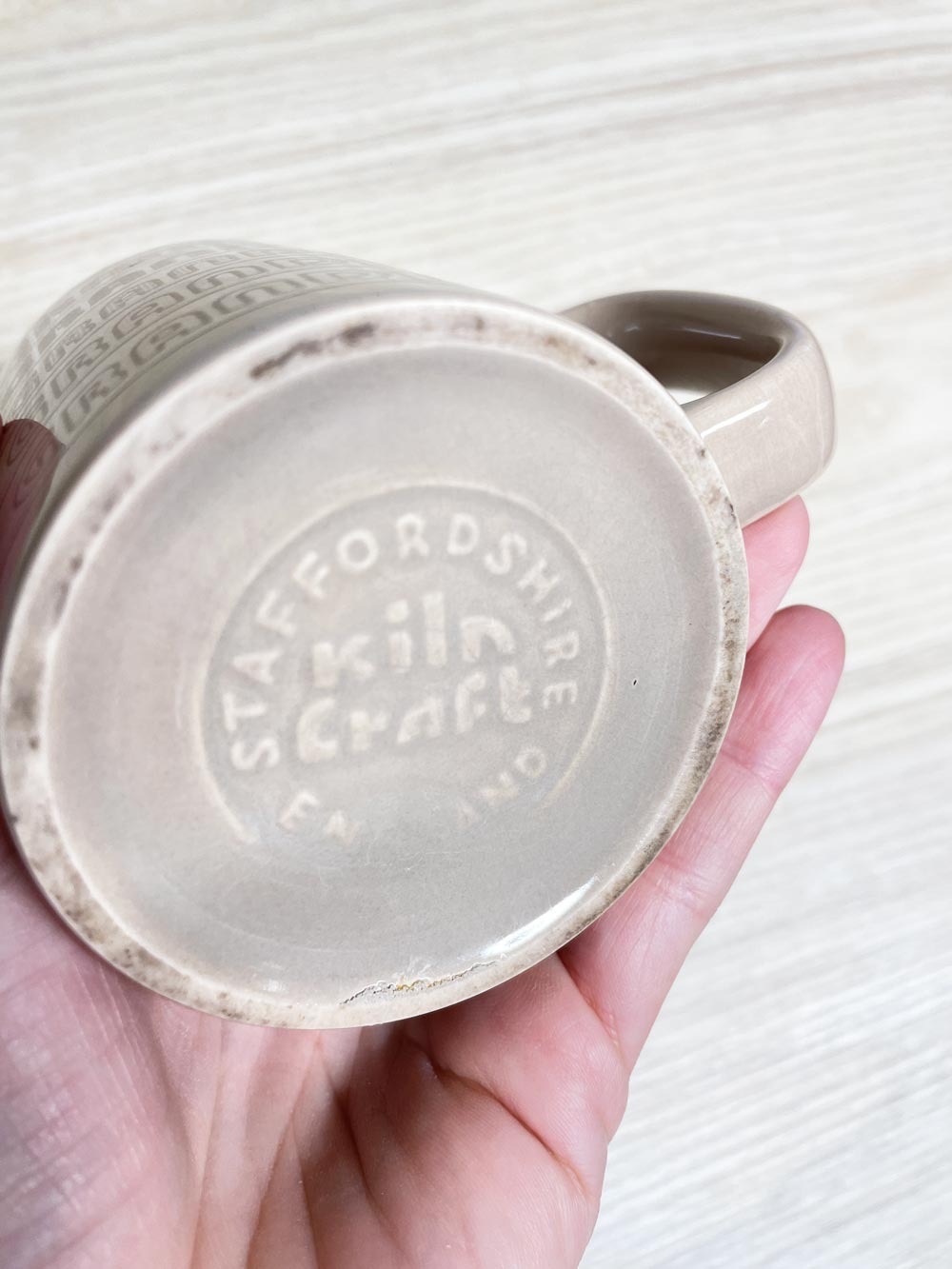 vintage staffordshire england grandpa mug - good market thrift store