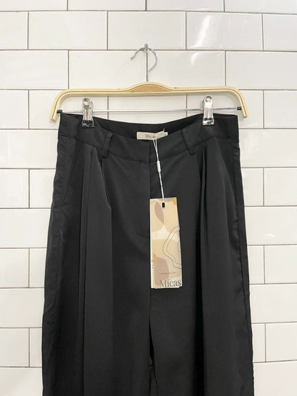 nwt micas high rise pleated wide leg trouser - good market thrift store