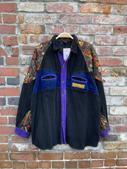 vintage 90s boxx by two brothers chunky cord jacket