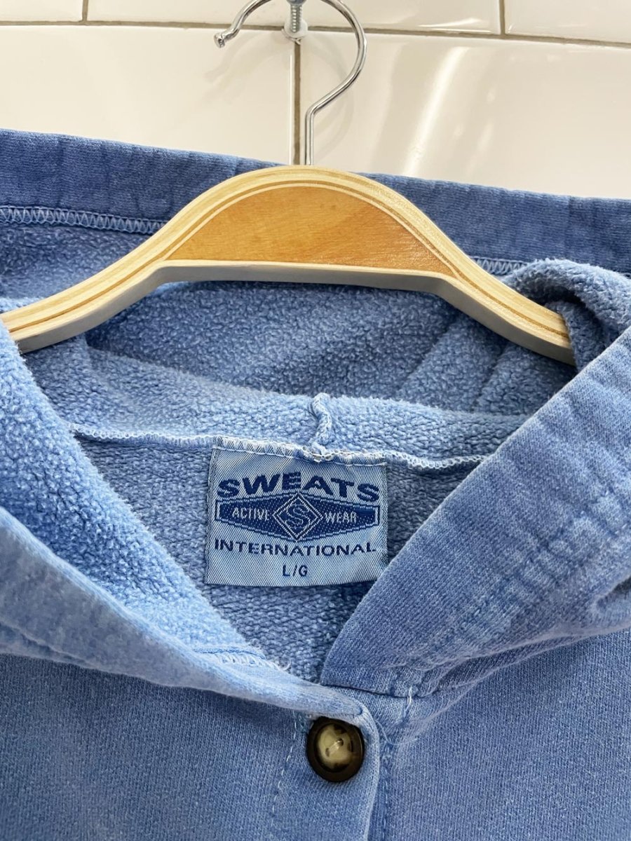 vintage 90s sweats int'l sleeveless hoodie - good market thrift store