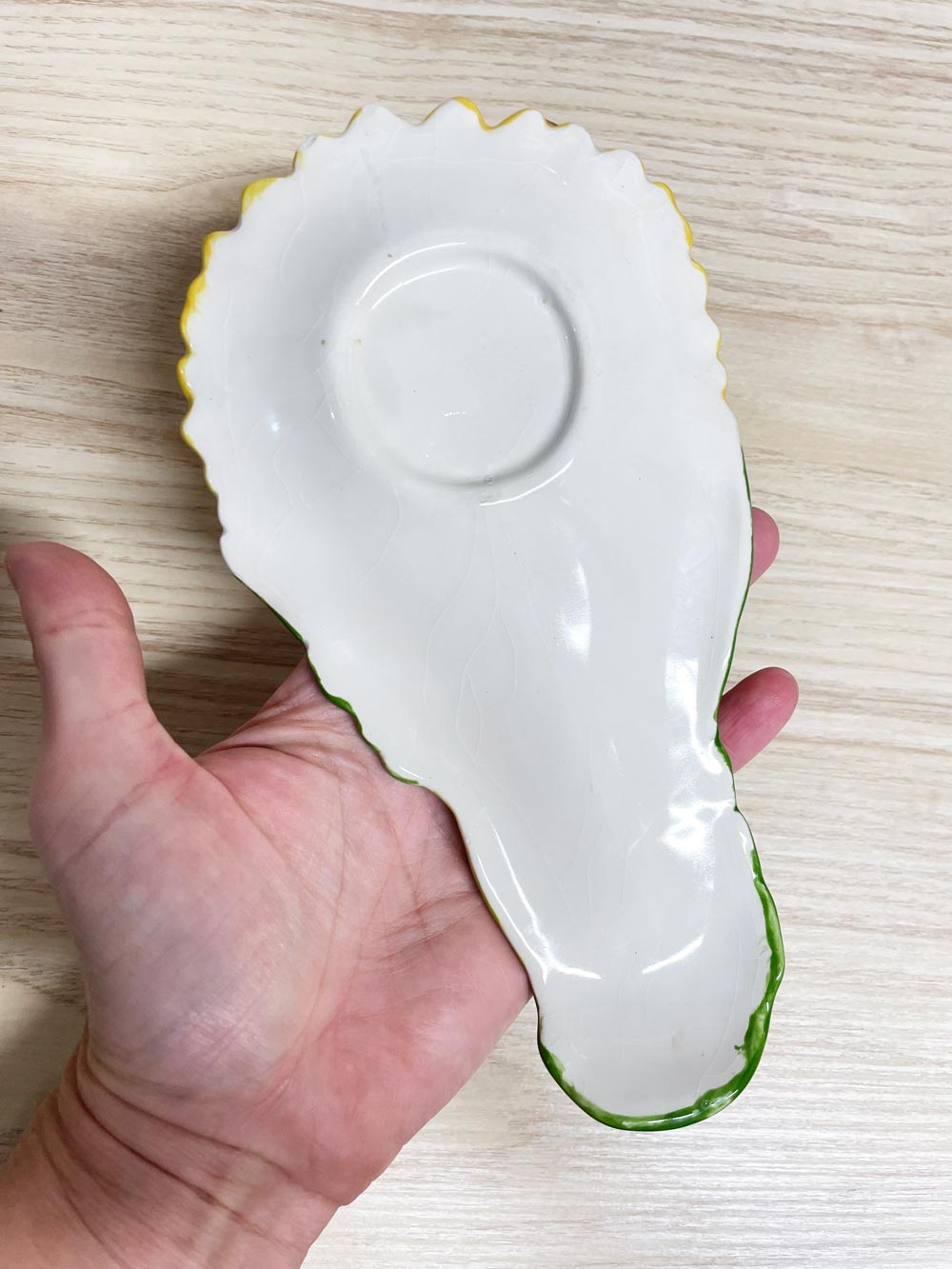 vintage 00s sunflower spoon rest - good market thrift store