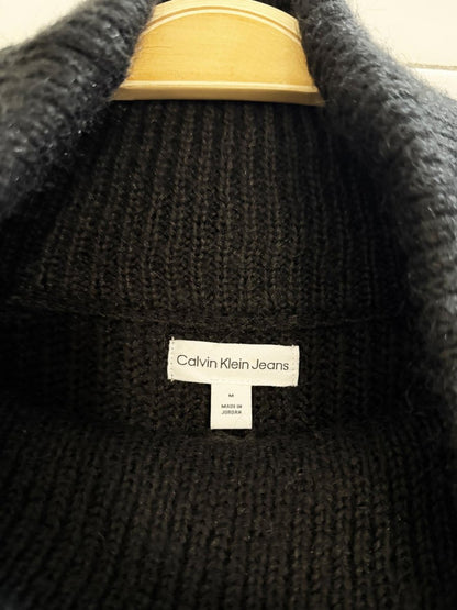 calvin klein oversized mock neck knit sweater - good market thrift store