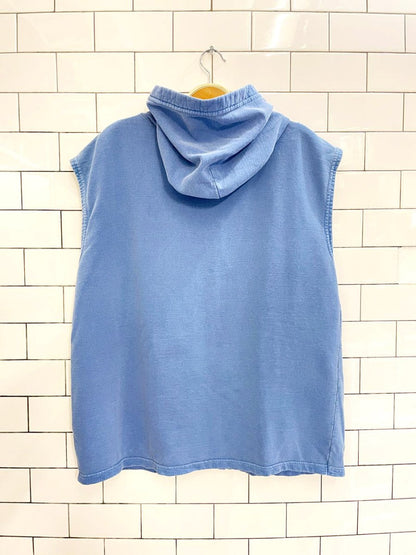 vintage 90s sweats int'l sleeveless hoodie - good market thrift store