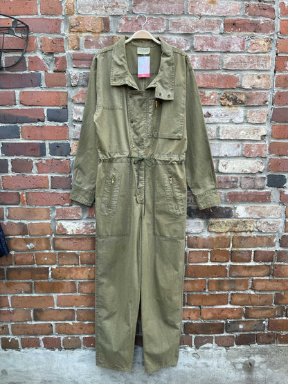 vintage le chateau garage utility jumpsuit