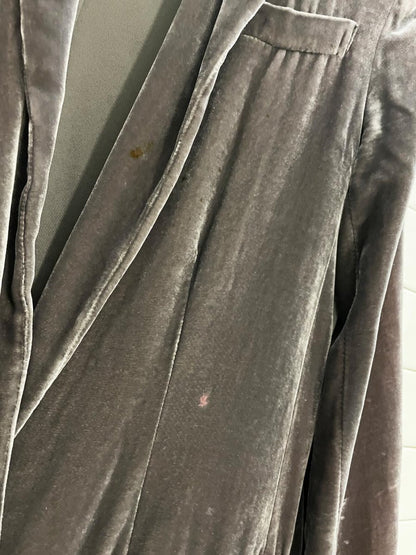 vintage 00s club monaco silk - blend velvet blazer - good market thrift store