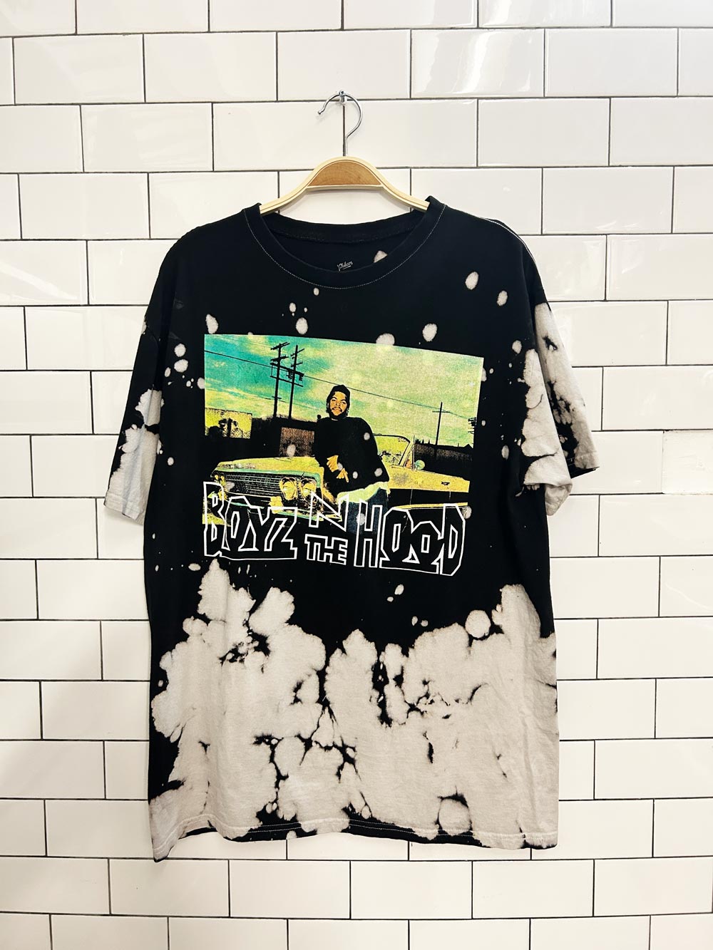 boys in the hood tie dye graphic tee