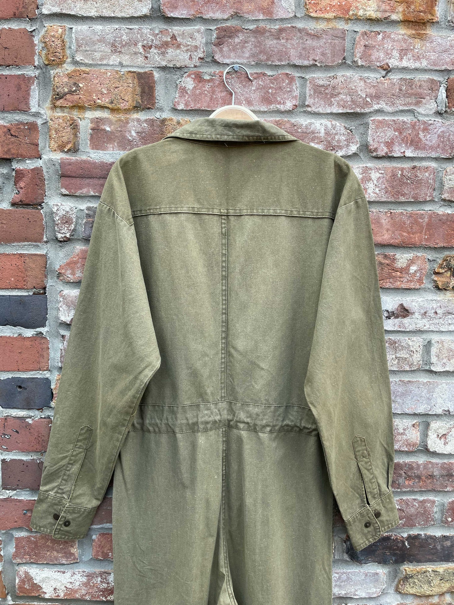 vintage le chateau garage utility jumpsuit