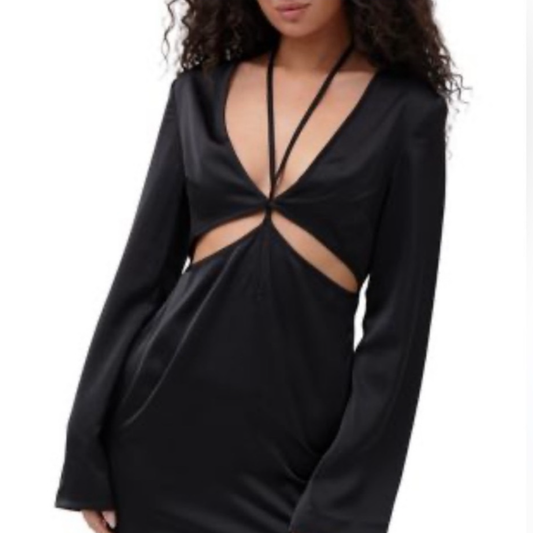 4th + reckless arlo satin maxi dress