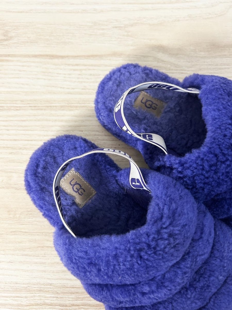 ugg fluff yeah sheepskin slide slippers - good market thrift store