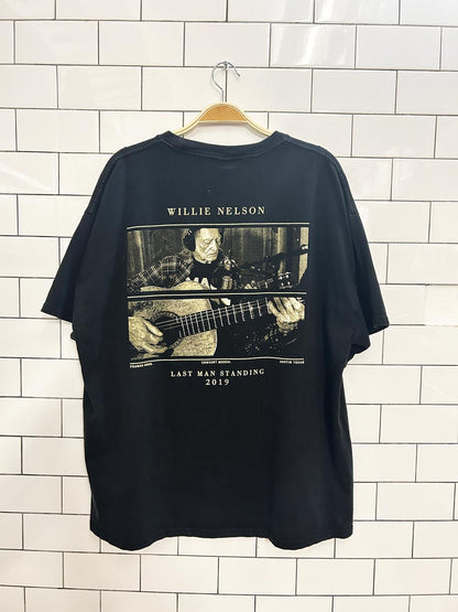 willie nelson last man standing 2019 concert merch tee