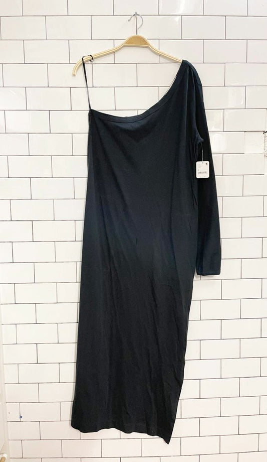 nwt free people kara one shoulder midi dress - good market thrift store