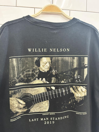 willie nelson last man standing 2019 concert merch tee