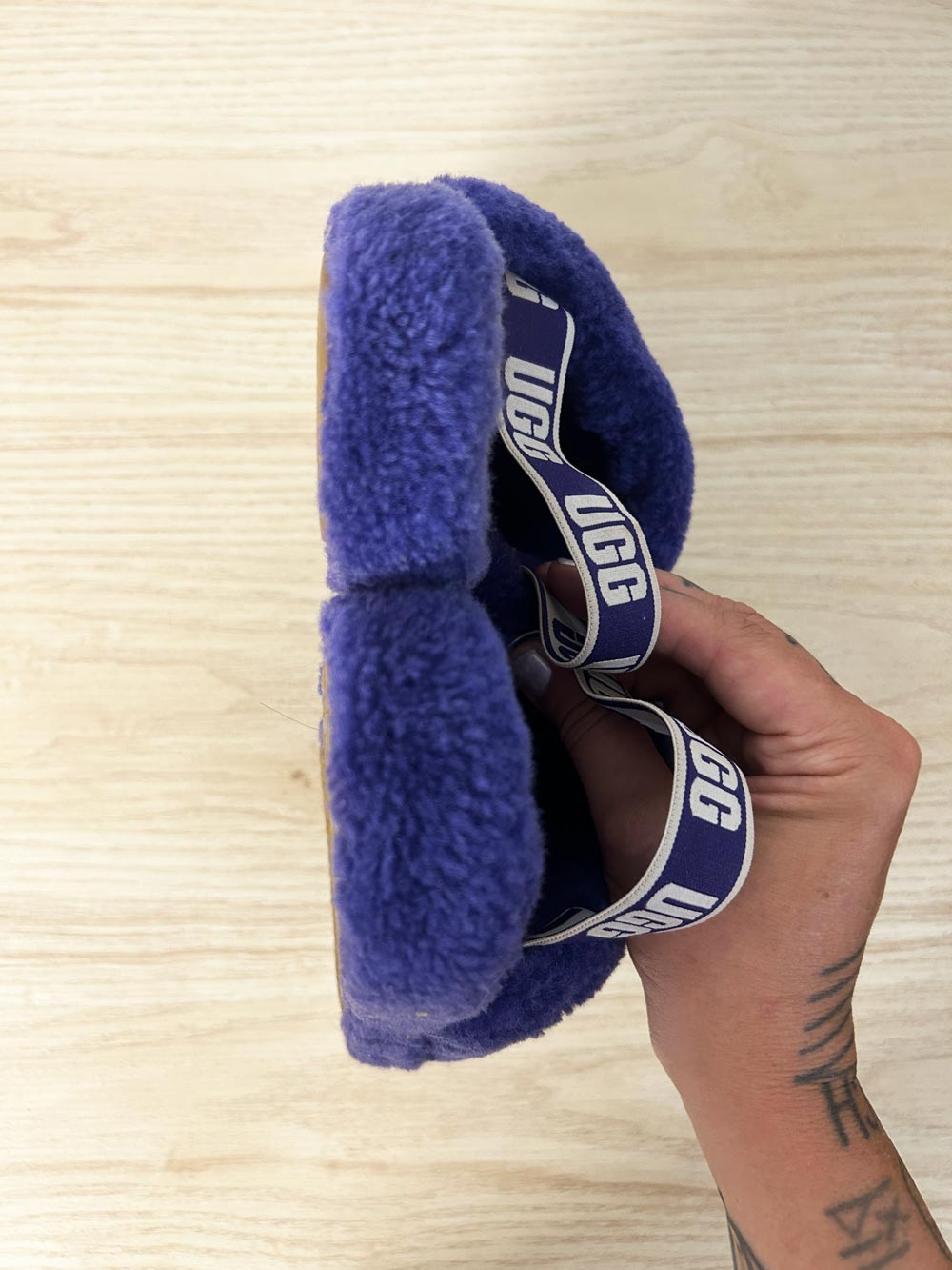 ugg fluff yeah sheepskin slide slippers - good market thrift store
