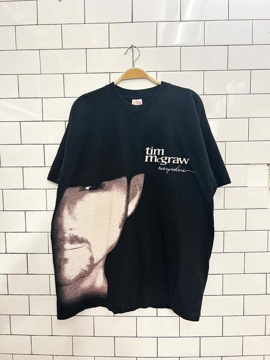 vintage 1997 tim mcgraw everywhere tee