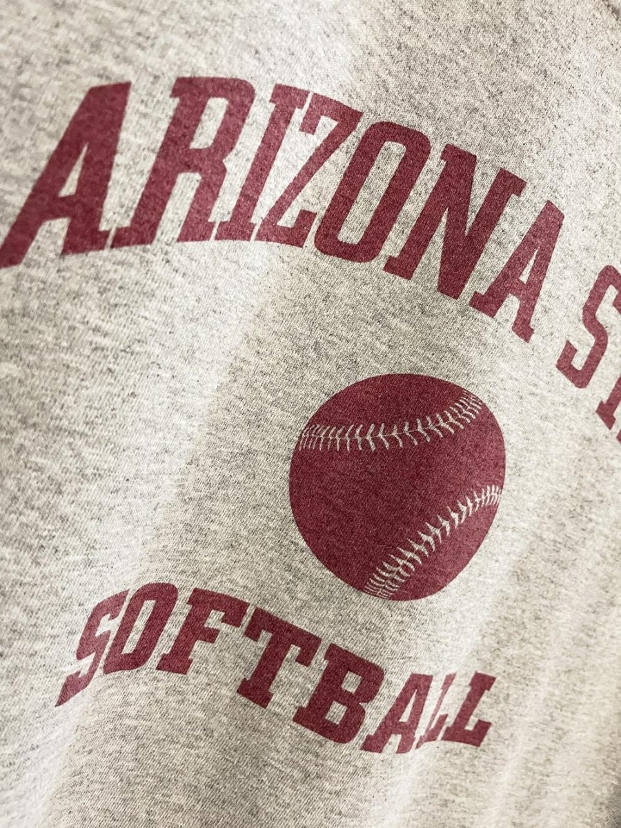vinage 00s arizona state softball collegiate tee - good market thrift store