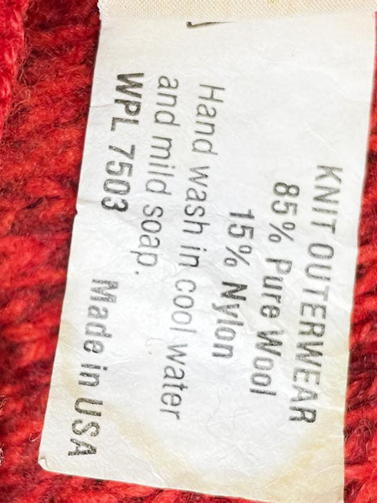 vintage 90s ll bean wool-blend newsboy flat cap | made in USA