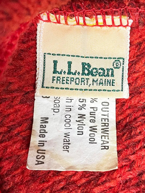 vintage 90s ll bean wool-blend newsboy flat cap | made in USA