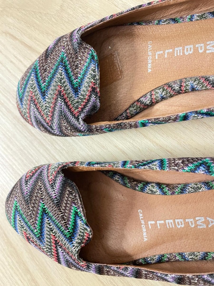 jeffrey campbell woven flats - good market thrift store