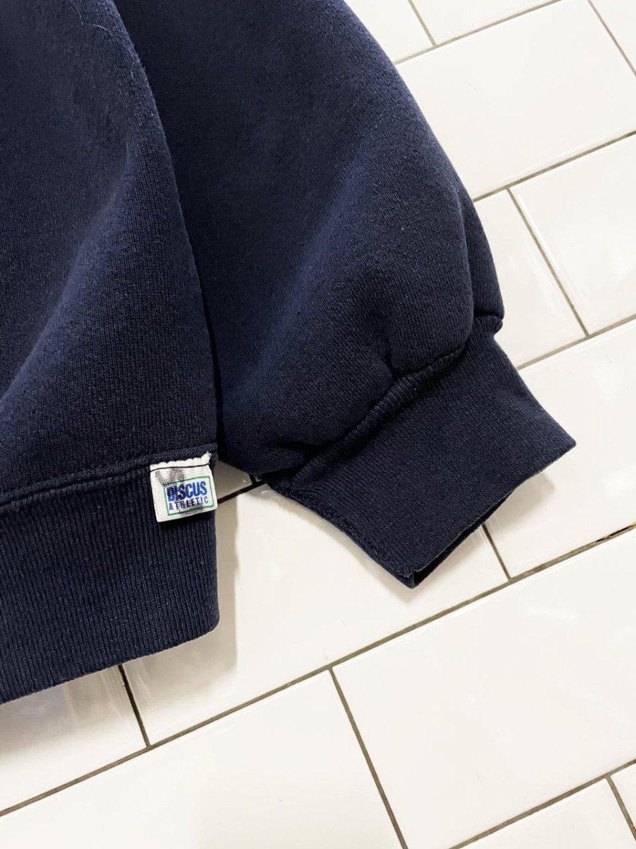 vintage 80s FBI crested raglan sweatshirt | discus athletic - good market thrift store