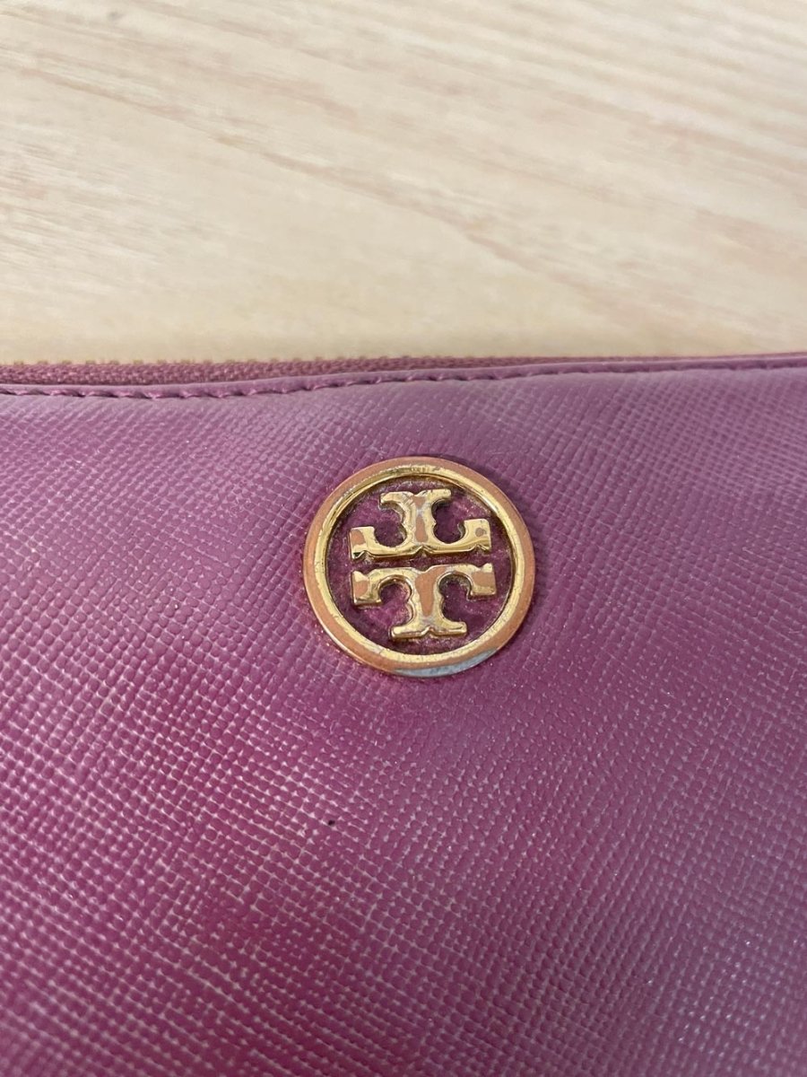tory burch robinson continental zip around wallet - good market thrift store