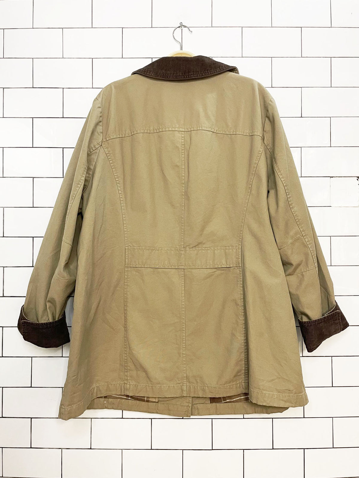 ll bean corduroy collar chore coat field jacket