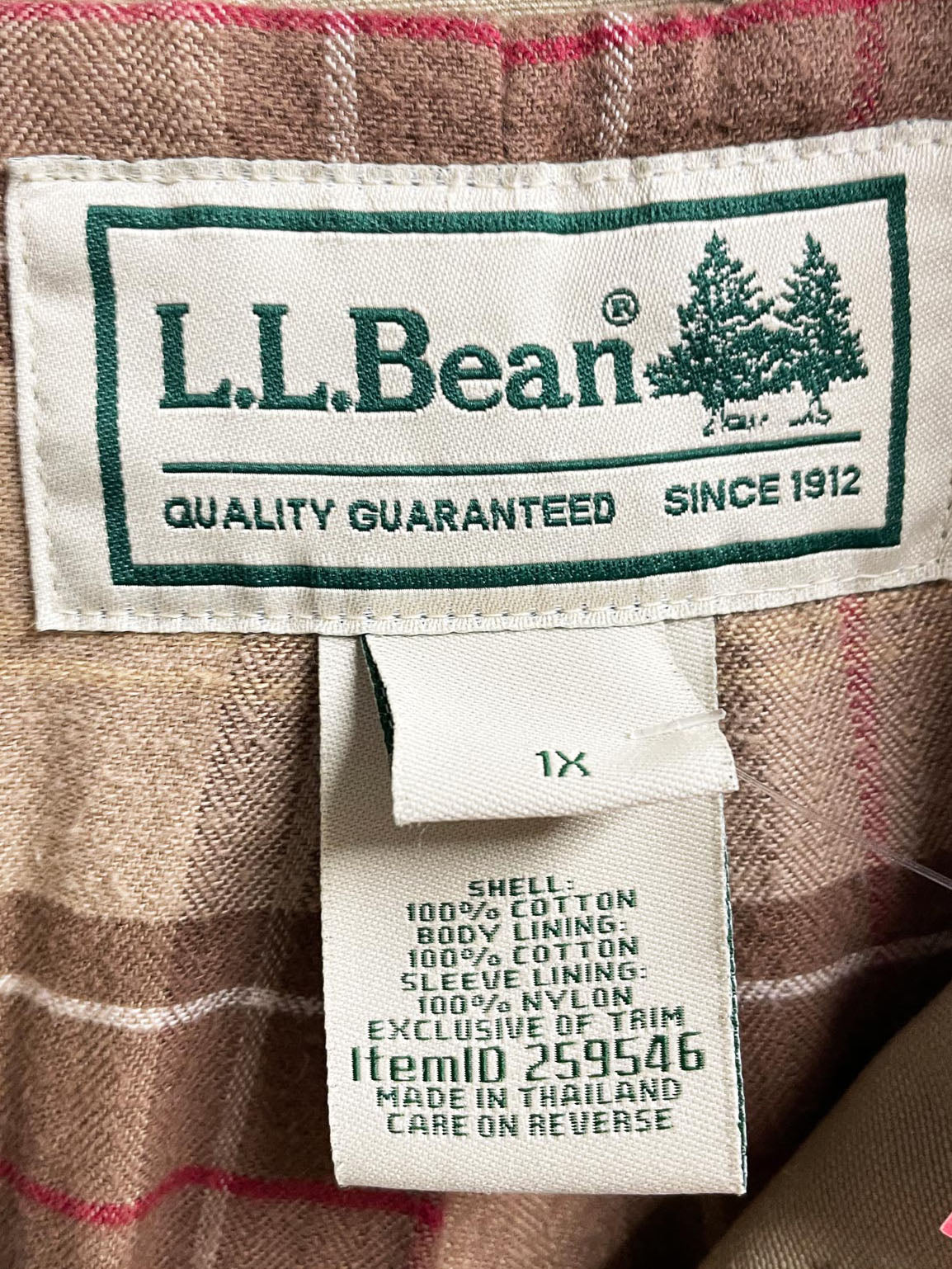 ll bean corduroy collar chore coat field jacket