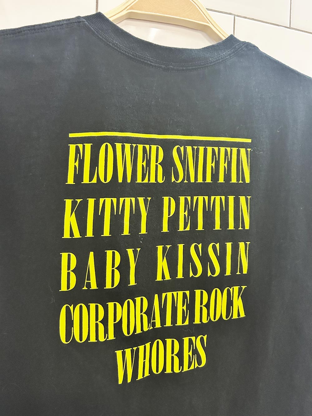 nirvana smiley double sided graphic tee