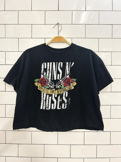 guns n' roses appetite for destruction cropped tee