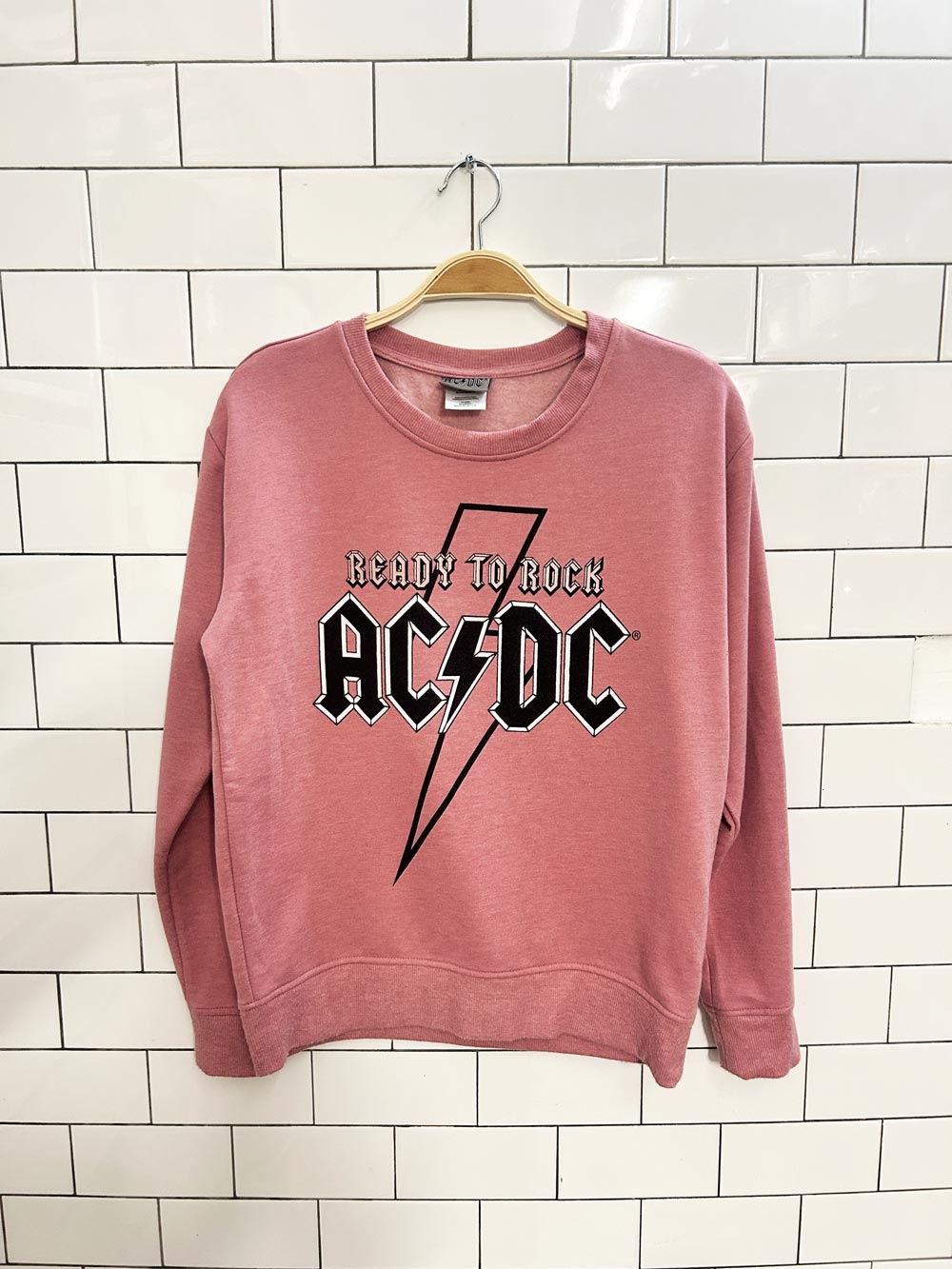 acdc ready to rock crewneck