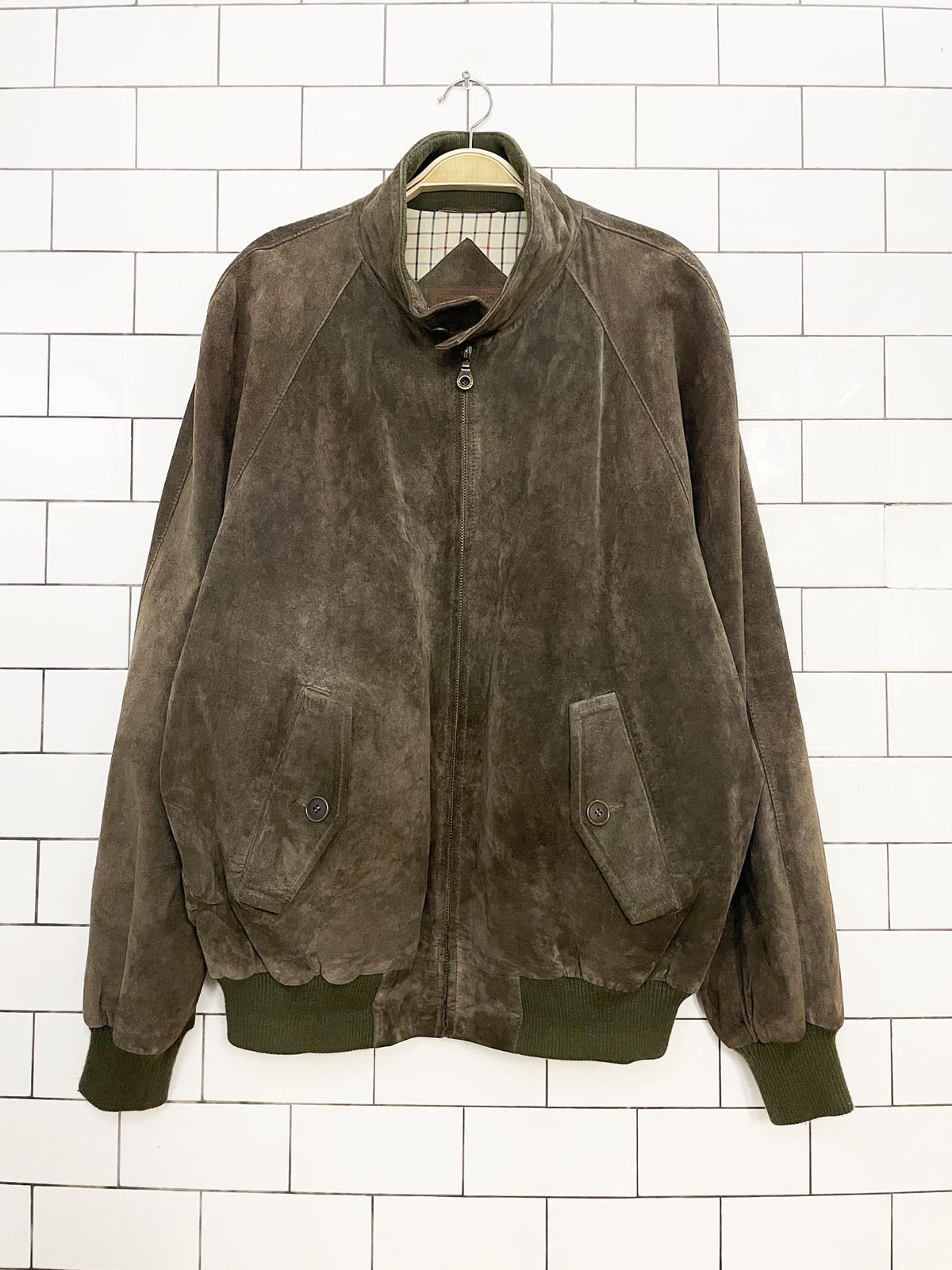 pendleton soft suede relaxed bomber jacket | leather