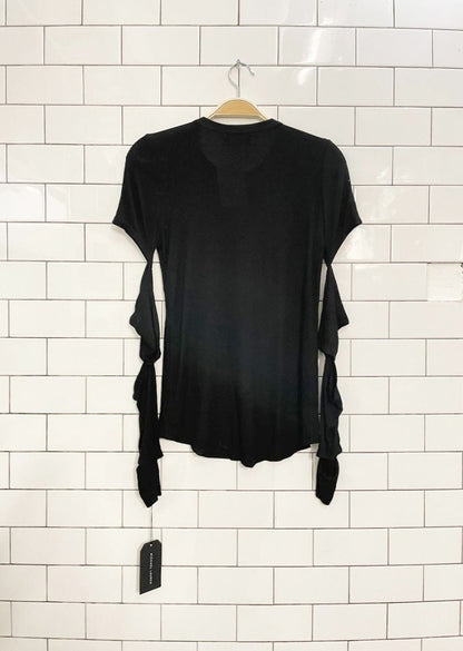 nwt michael lauren LA ribbed long sleeve top - good market thrift store