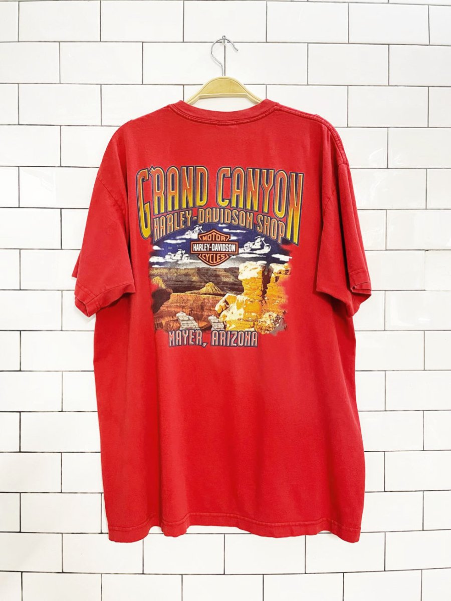 vintage 00s harley davidson grand canyon tee - good market thrift store