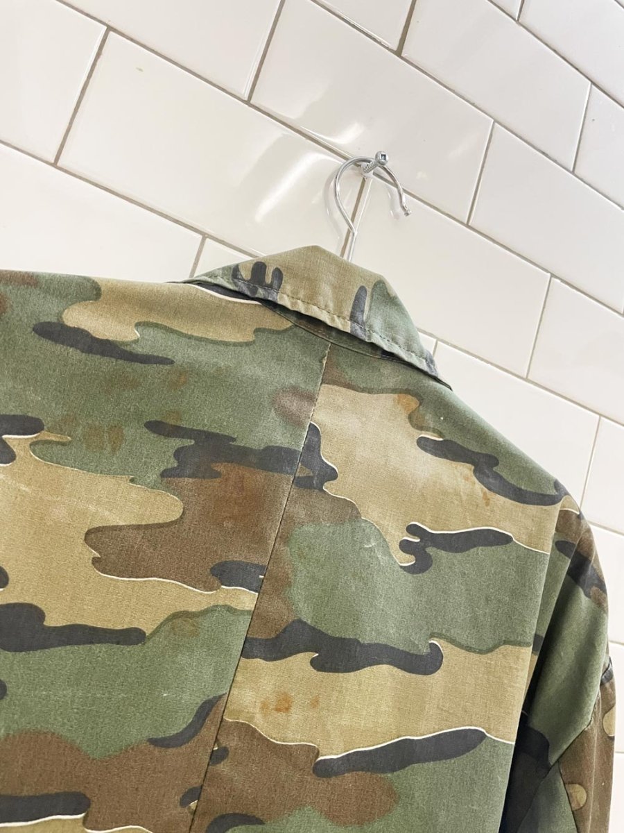 vintage army surplus camo jacket - good market thrift store