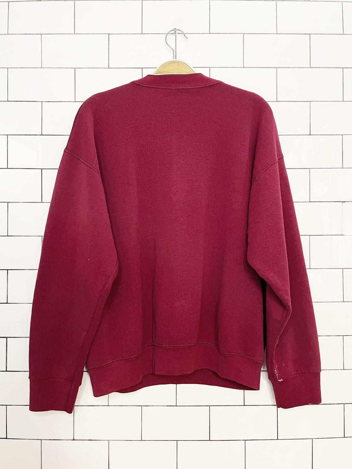 vintage 90s new york spellout faded sweatshirt