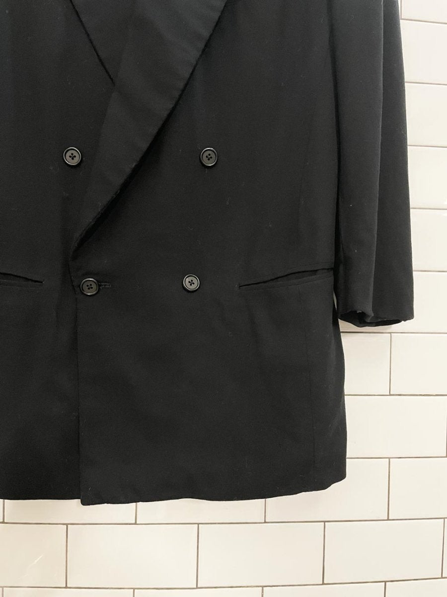 vintage donna karan union made hand tailored double breasted blazer - good market thrift store