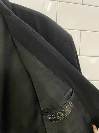 vintage donna karan union made hand tailored double breasted blazer - good market thrift store