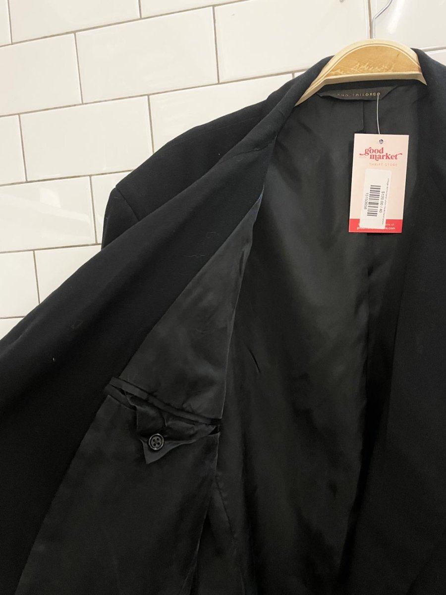 vintage donna karan union made hand tailored double breasted blazer - good market thrift store