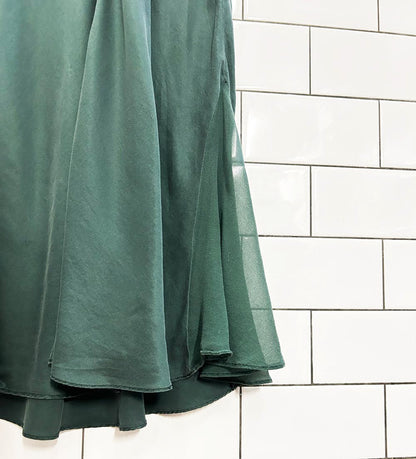 la senza 100% silk lingerie chiffon pleat slip dress - good market thrift store