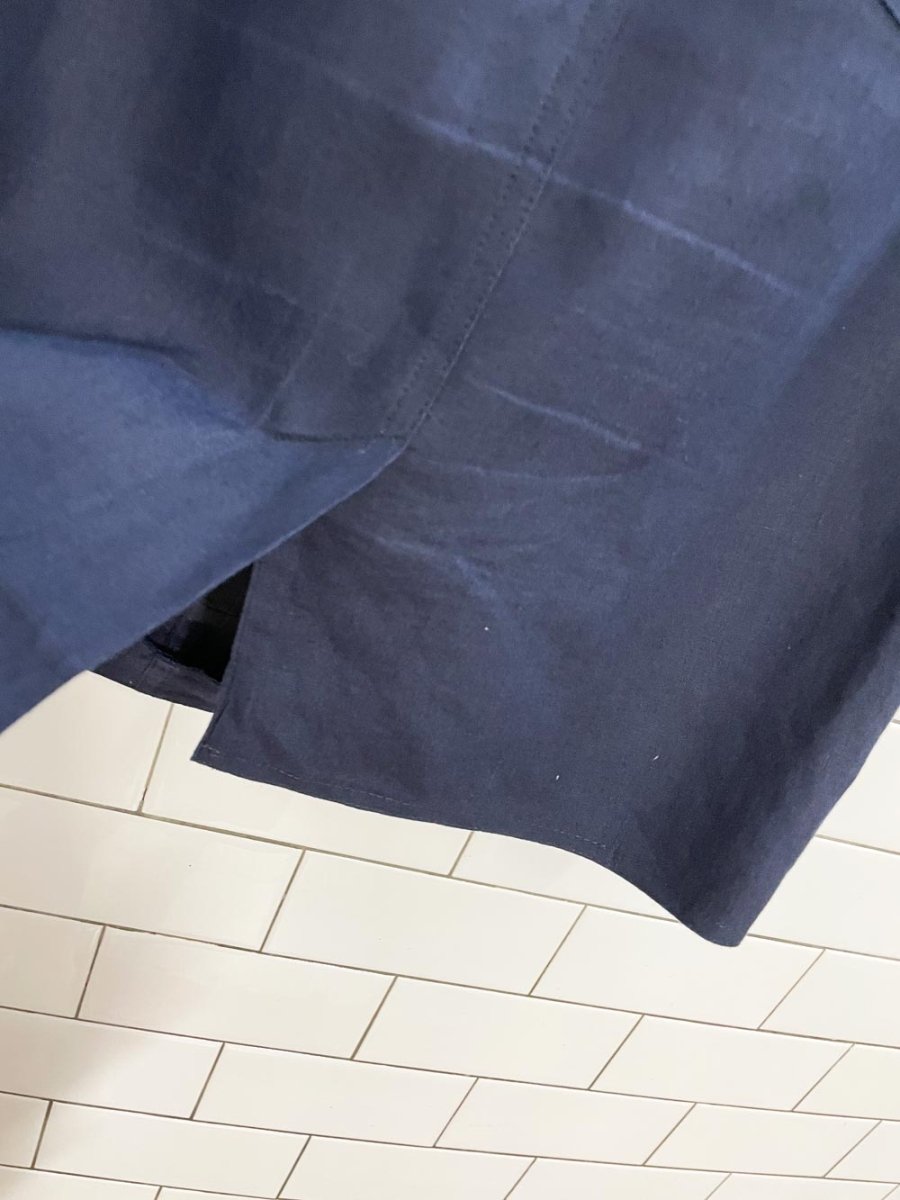 vintage nino danieli 100% flax mini skirt | made in Italy - good market thrift store