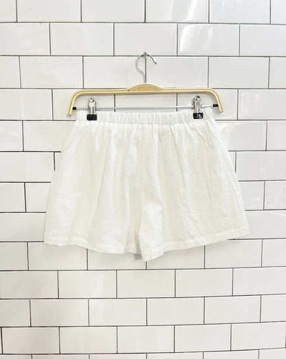 cotton drawstring lounge short - good market thrift store