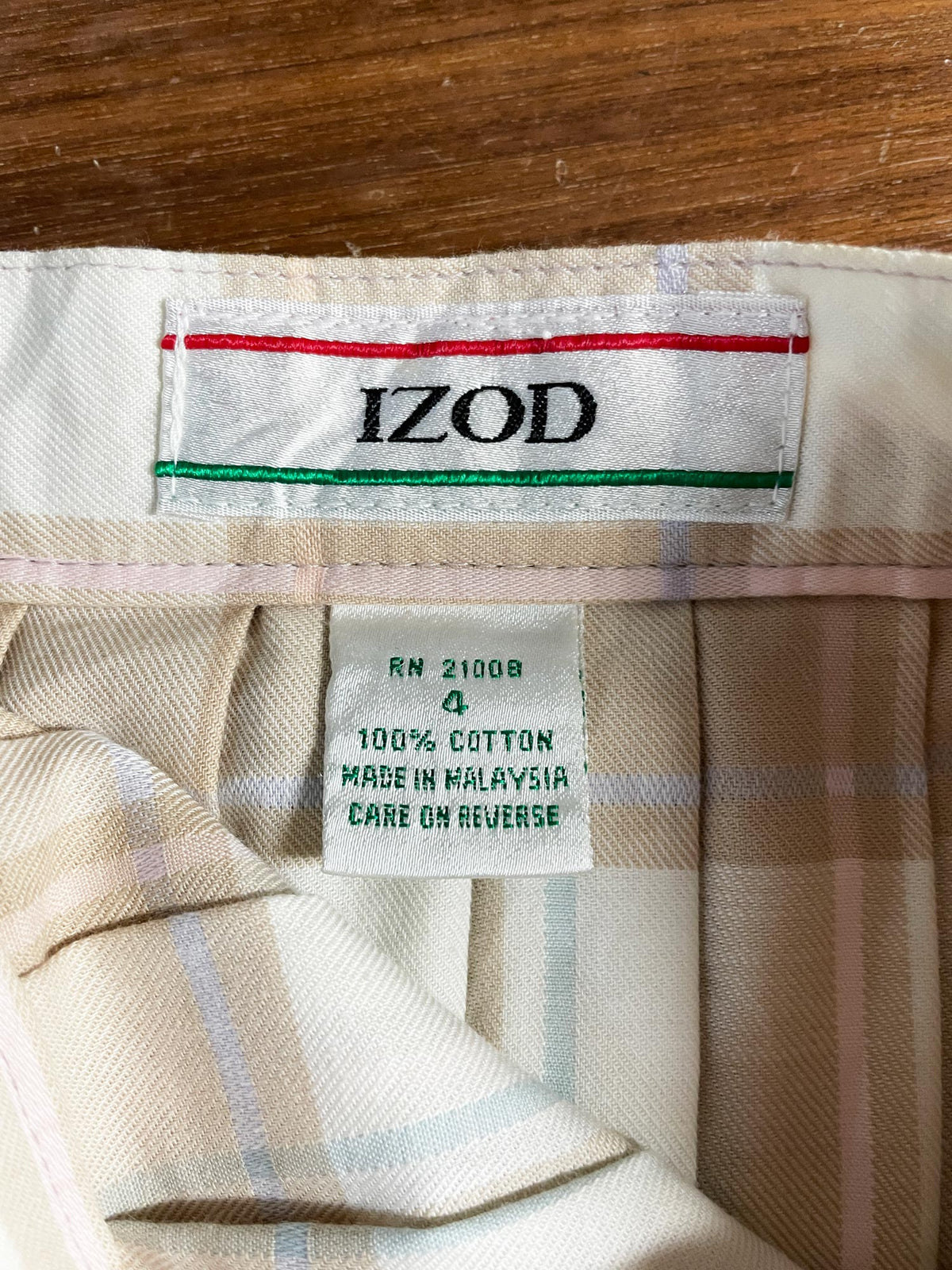 nwt vintage izod pleated plaid full button maxi skirt