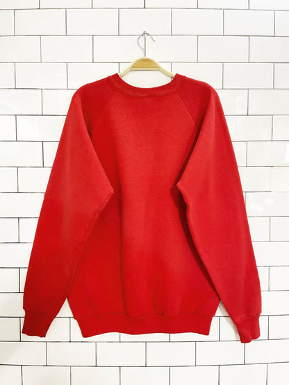 vintage 80s ohio state collegiate raglan sweatshirt - good market thrift store