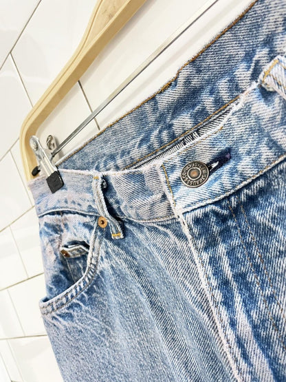 vintage 80s levi's orange tab white pocket 220 straight jeans - good market thrift store