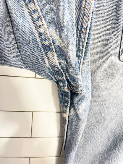 vintage 80s levi's orange tab white pocket 220 straight jeans - good market thrift store