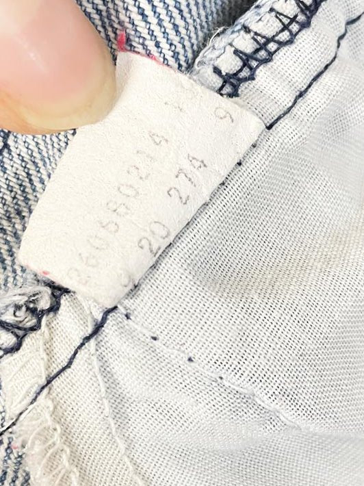 vintage 80s levi's orange tab white pocket 220 straight jeans - good market thrift store