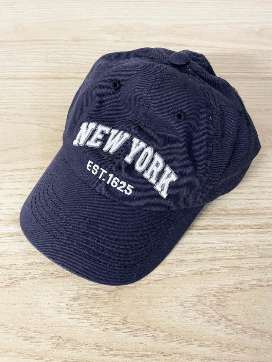 elidan new york embroidered hat - good market thrift store